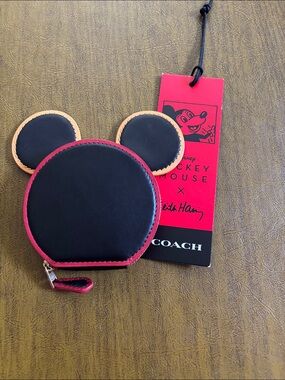 Coach Disney X Mickey Keith Haring Coin Case
